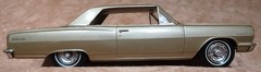 AMT promo car 1964 Chevrolet Chevelle Malibu SS metallic tan chevy