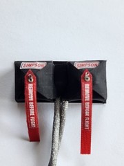 1/16 SCALE DOUBLE BLACK SIMPSON DRAG CHUTE