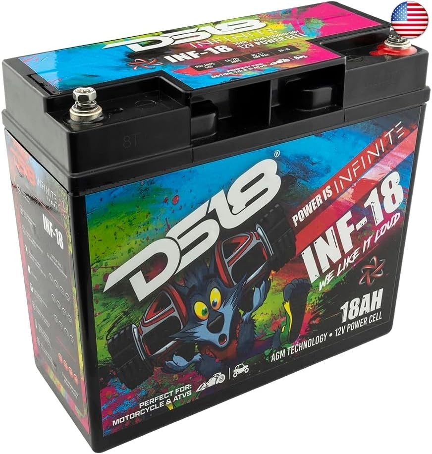 DS18 INF-18 18 AH 750 Watt AGM Power Cell 12 Volt Battery – Maintenance Free –
