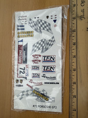 Model kit Decal Sheet #72 Porsche GTZ Chereau unused P32