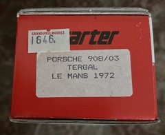 Starter Porsche 908/03 Tergal Le Mans 1972 Resin Car Kit 1:43 Made In France