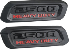 Ram DT 2500 Hood Emblem & Badge Pair, 2019-2024 Heavy Duty Truck Accessory