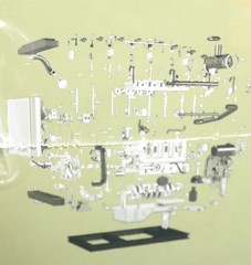 TECHING DM115 Mini Diesel Four-cylinder Mechanical Metal Engine KIT Model NIB
