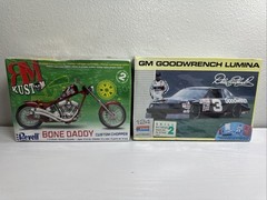 Revell RM Kustom BONE DADDY Chopper 85-7317 & Monogram Dale Earnhardt Model Kits