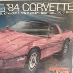 🚨Monogram 1984🚨Corvette 1/24 Model Snap Tite⭐️Vintage⭐️1983 Classic