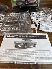 Monogram 55′ Chevy Bel Air Street Machine 1:24 Scale Plastic Model Kit