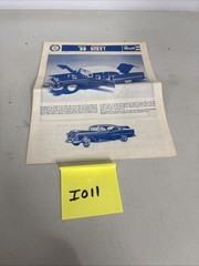 Revell 1955 Chevy Model Kit #H-1374… Please read 1974 Instructions Only