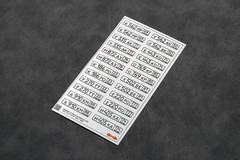 1:24 3D License Plates for scale model Modern Vehicles