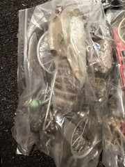 Vintage Model Motorcycle Parts Lot Misc