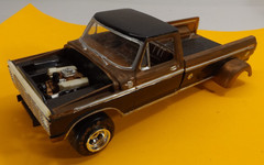 Vintage Original AMT Ford Dually Tuff Truk Pick Up #T413 Built