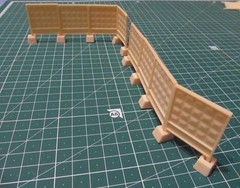 CONCRETE FENCE, TYPE 1 (8 PCS) 1/72 METALLIC DETAILS R7201