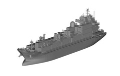 EV model ZhongDa79 UCAV/Q-Ship Containerized Weapon System Ship Unpainted