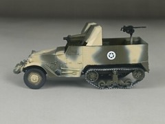 1/72 Built M3 75mm M1A1 Howitzer Motor Carriage T30 Half Truck Model