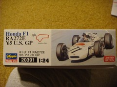 Hasegawa Honda F1 RA272E ’65 USGP Watkins Glen 20391 1/24 Scale Model Kit
