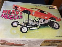 1/25 scale model car parts Camaro Z/28 Funny Car Parachute No Box