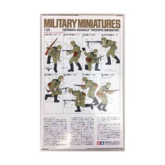 TAMIYA Military Model 1:35 German Assault Troops (Infantry) (1988 Ed) SW (New)