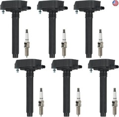 Ignition Coil Pack + Iridium Spark Plugs for 2017-2021 Chrysler Pacifica,