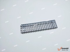 1/35 German Tiger I Early Ver.Tank Metal Track Links w/Metal Pins for Tamiya/RFM