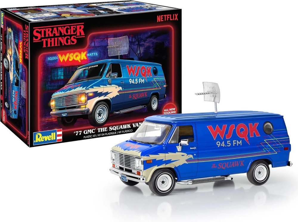 Revell 1/25 Stranger Things ’77 GMC® The Squawk Van 14578