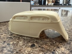 R & R RESIN 1936 FORD SLANT BACK CHOPPED RESIN BODY KIT! CIRCA 1990’s! VMCP!