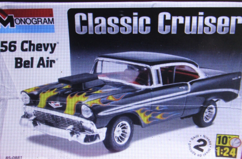 1956 Chevy Bel Air Classic Cruiser ’56 Monogram 1:24 Scale Car Belair Brand New