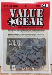 1/72 Scale Resin – Fuel Drums Sets – German 16 Pieces – Value Gear Details