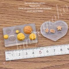 1:12 Scale DIY 3D Dollhouse Miniature Resin/Polymer Clays Mould -Pineapple Bread