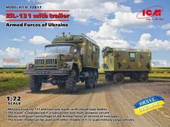 ICM72817 1:72 ICM ZIL-131 Truck with Trailer of the Armed Forces of Ukraine