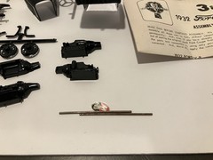 VINTAGE AMT 3 in 1 1940 FORD COUPE CUSTOMIZING MODEL KIT In BOX Extra Parts