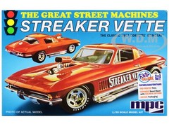 SKILL 2 MODEL KIT 1967 CHEVROLET CORVETTE “STREAKER VETTE” 1/25 SCALE MPC MPC973