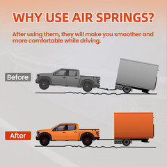 Air Spring Bag Suspension Kit Compatible with 2003-2013 Dodge Ram 2500/3500 2WD/