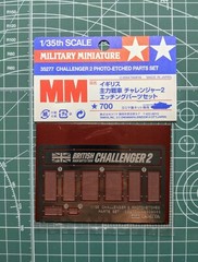 Tamiya 1/35 SCALE CHALLENGER 2 PHOTO-ETCHED PARTS SET Military Miniature 35277