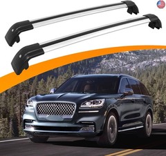 Snailfly Fit for Lincoln Aviator 2019-2025 Silver Lockable Roof Rack Cross Bars