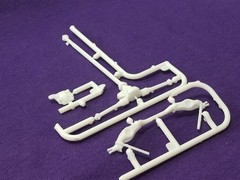 2021 Dodge Charger HELLCAT REAR AXLE / SUSPENSION from 1:25 AMT Model Kit