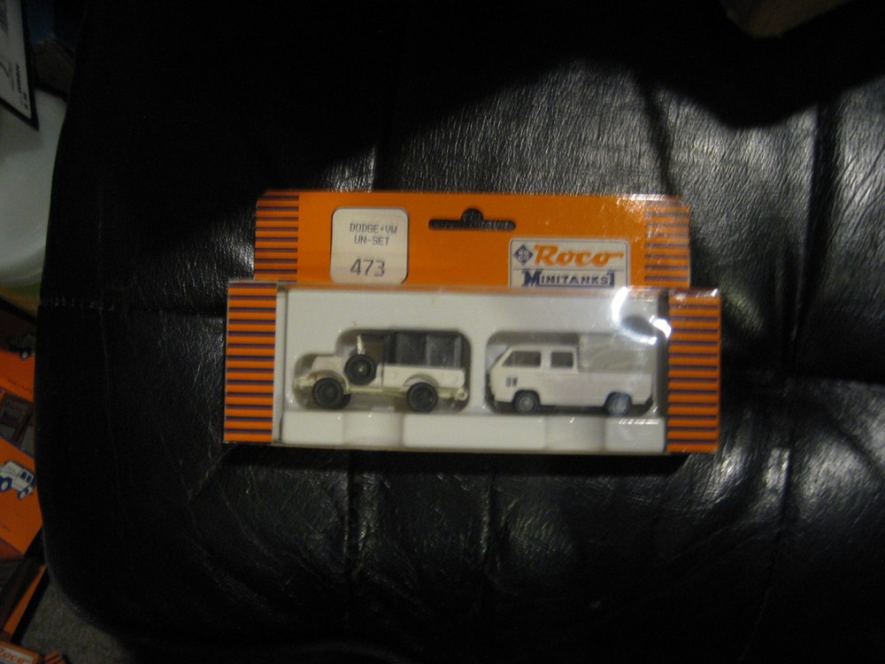 Dodge & VW UN Vehicle set by Roco Minitanks 1/87 scale #473