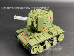 Chibi Style Soviet KV-2 Heavy Tank Metal Barrel Upgrade Part for Meng WWT-004