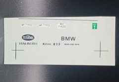 Testors/Italeri | No. 825 | 1:35 BMW R75 Motorcycle Decals