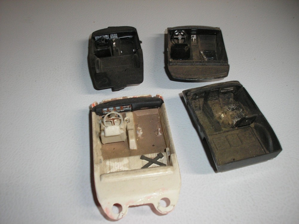 NICE 1/25 or 1/24 ? Lot of Car & Truck Interior Tubs 4 parts or restore Free SH