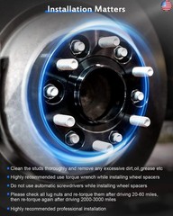 ECCPP 2PCS 1.25 inch Wheel Spacers hub Centric 5 Lug 5×4.5 to 5×4.5 5×114.3mm