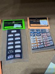Prestons Car Parts – #11 – 1:24 Scale – Assorted License Plate/Tire Decals – NOS