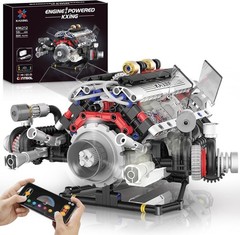 STEM Toy Gift for Adults: Mini V8 Engine Kit