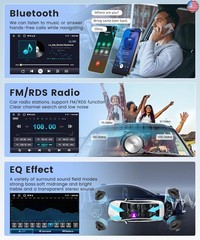 2G+64G Car Radio for Toyota RAV4 2007-2011 NO JBL, Rimoody Android 13 Car
