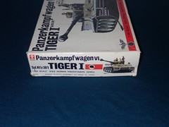 Vintage Bandai Panzerkampfwagen VI Tiger I Model Kit, New, 1:48