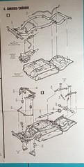 🔥58 EDSEL PACER INTERIOR TUB / FLOOR – AMT 1087M – MODEL KIT PARTS LOT FORD🔥