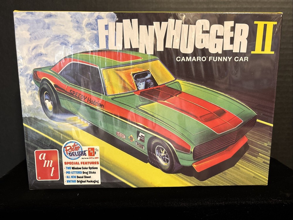 AMT 1565 FUNNYHUGGER II CAMARO FUNNY CAR MODEL KIT-NIB-1/25 SCALE