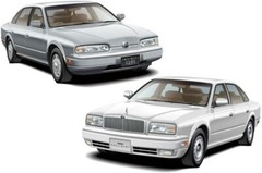 Aoshima 1/24 No.89 NISSAN G50 PRESIDENT JS or INFINITI Q45 1989 Model Kit