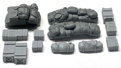 1/35 Scale US Army M8 Howitzer Stowage Set Fits Tamiya Kit – Value Gear – Resin