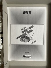 MIR Space Station – Heller 1/125 Assembly Started Spacecraft Kit#80442
