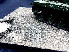 1/35 Scale Military Diorama Base Terrain Display Model Soldiers Figures Diecast