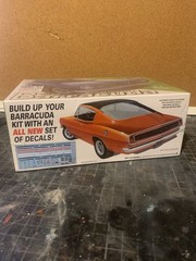 mpc 1969 plymouth barracuda car model kit 1:25 unassembled not painted MPC994/12